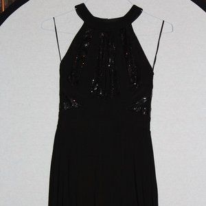 Morgan & Co Black Sparkly Cocktail Dress